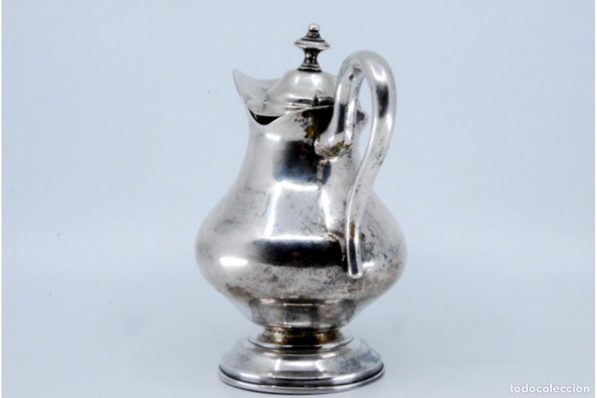 Antig&uuml;edades: jarra de leche de plata - Foto 8