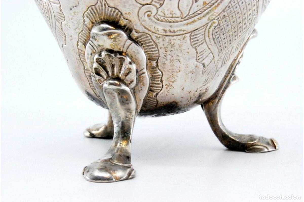 Antig&uuml;edades: jarra de leche de plata - Foto 7