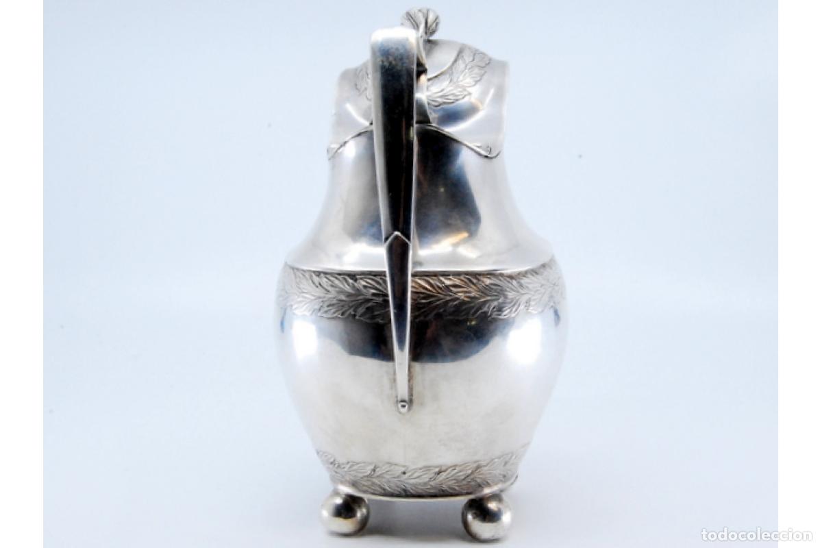 Antig&uuml;edades: jarra de leche de plata - Foto 7