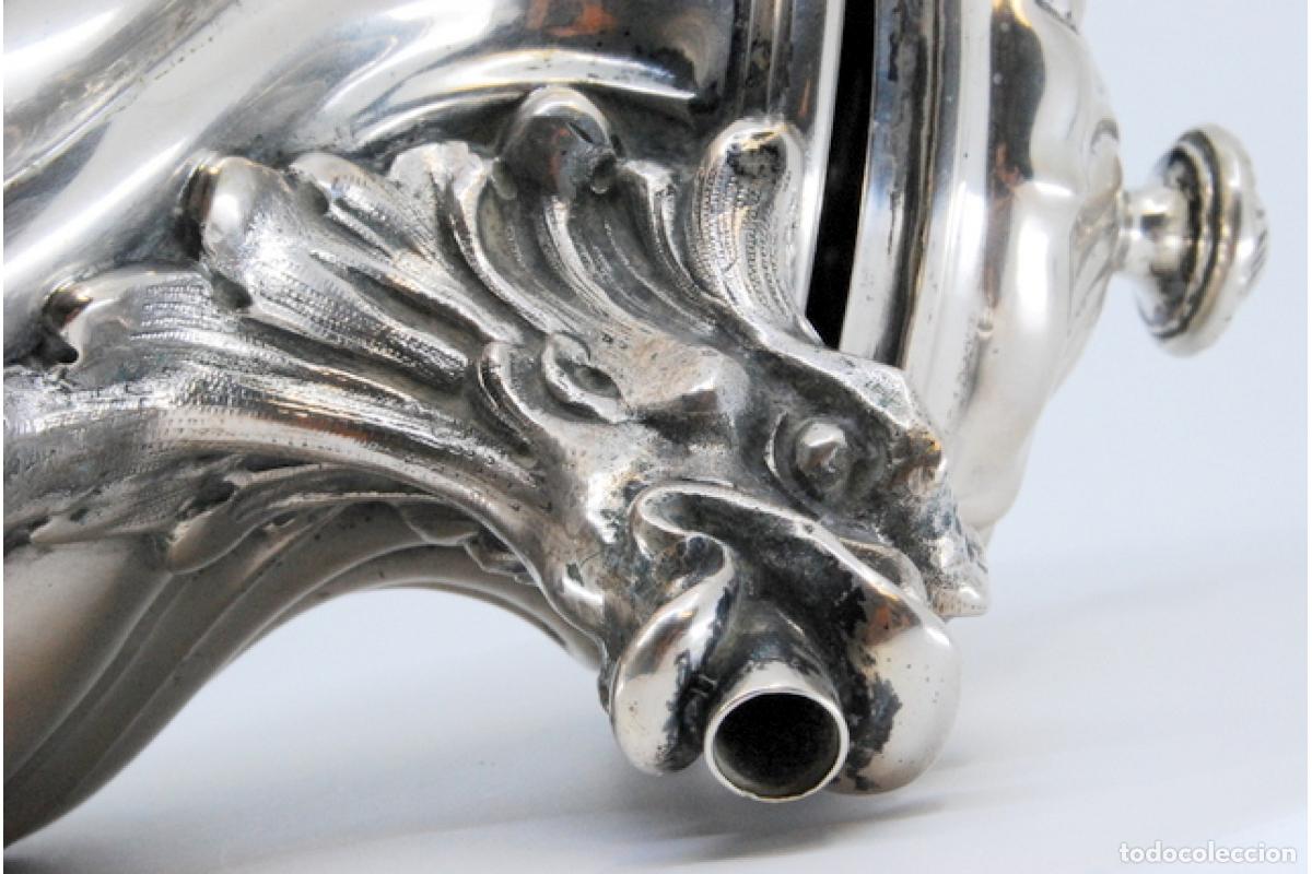 Antig&uuml;edades: tetera de plata - Foto 6