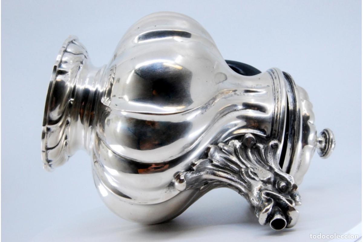 Antig&uuml;edades: tetera de plata - Foto 8