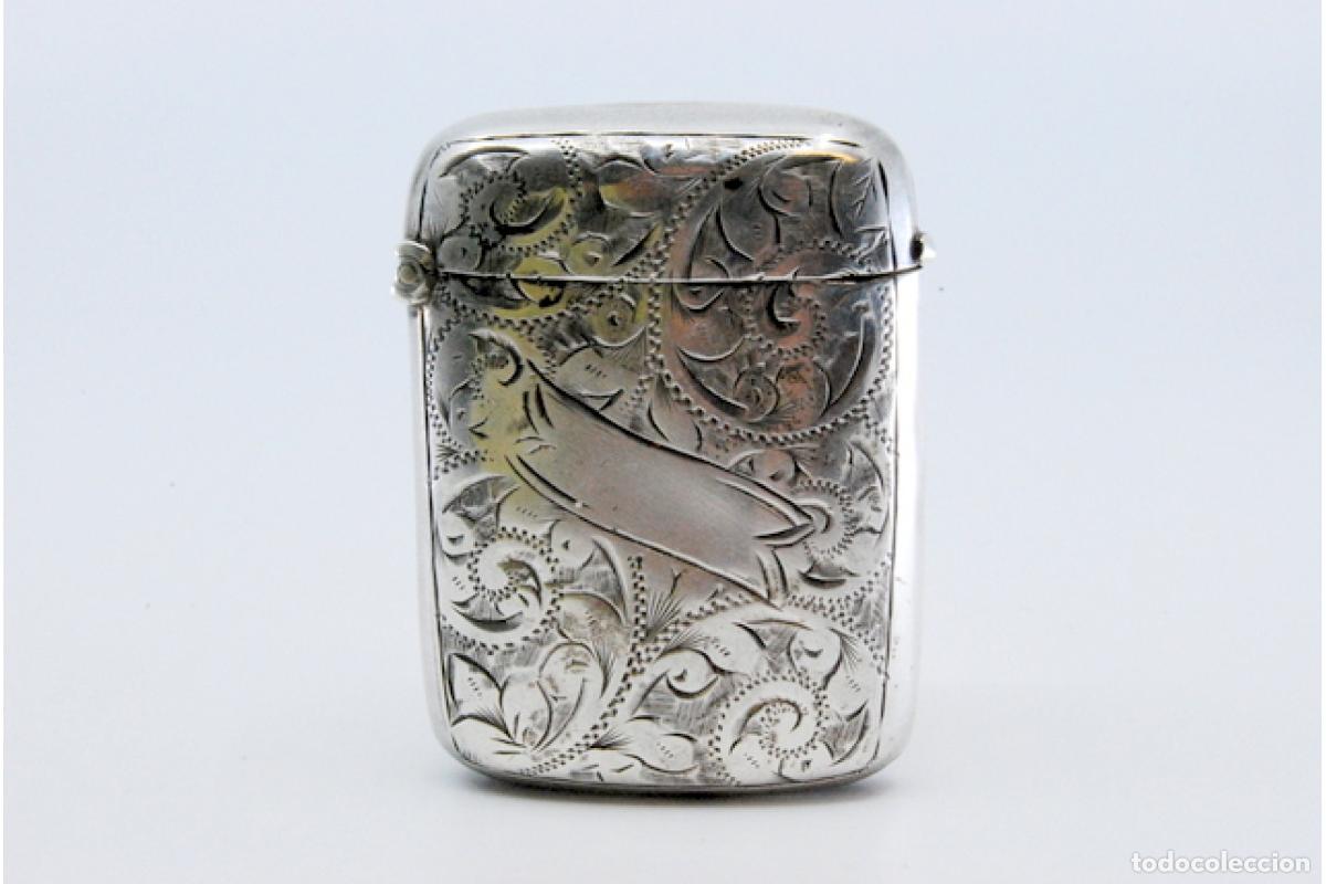 Antig&uuml;edades: Caja de cerillas de plata - Foto 9