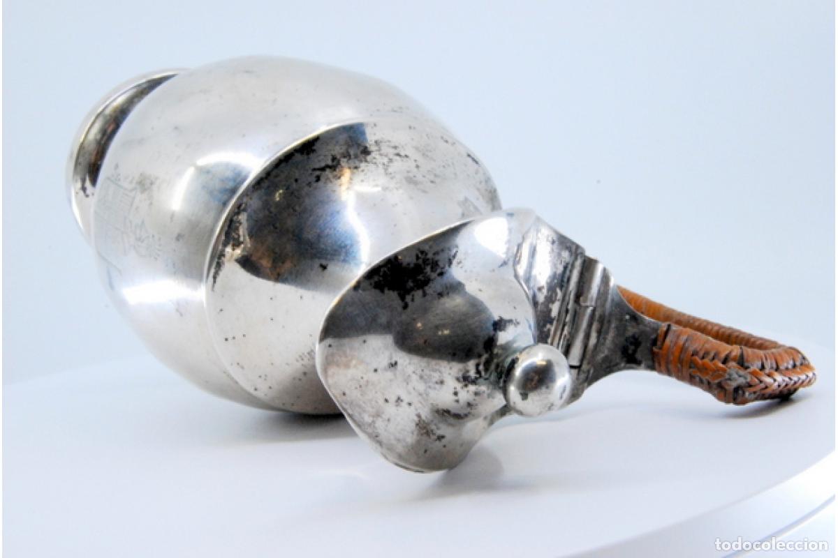 Antig&uuml;edades: jarra de leche de plata - Foto 2