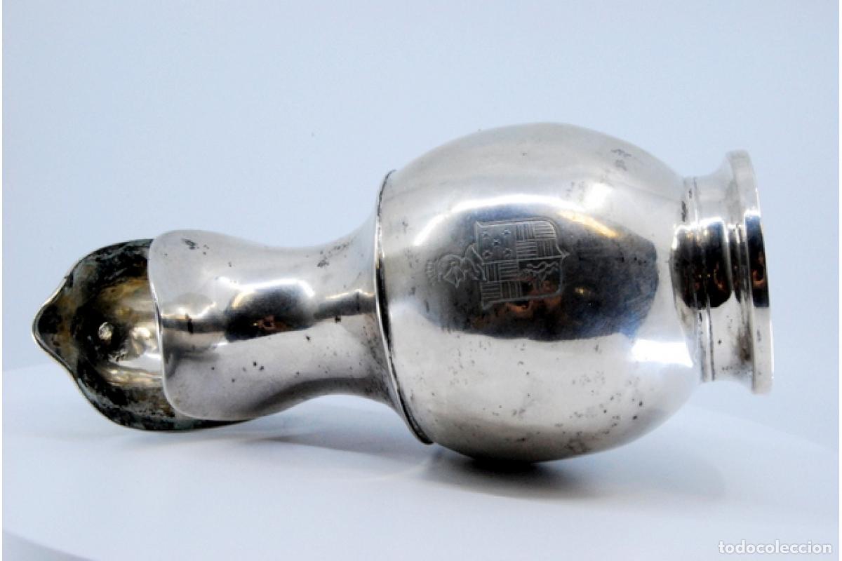 Antig&uuml;edades: jarra de leche de plata - Foto 4
