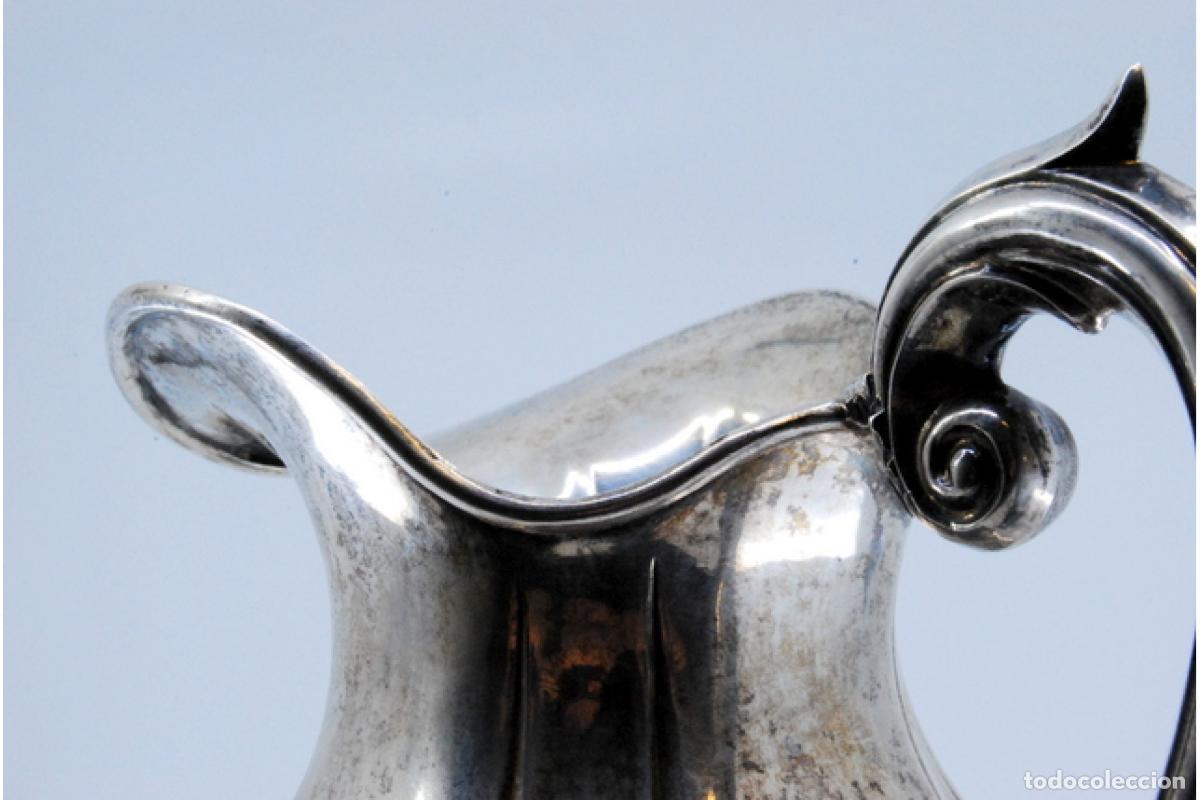 Antig&uuml;edades: jarra de leche de plata - Foto 10