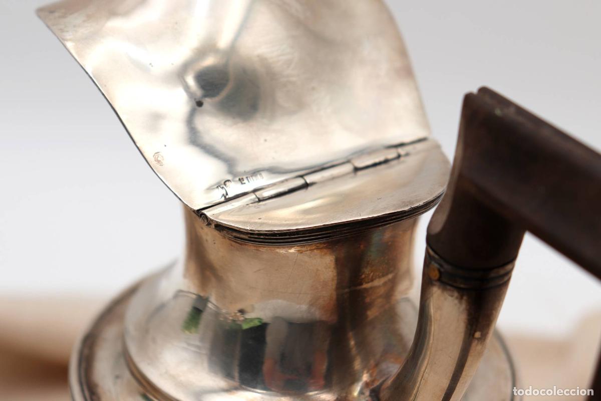 Antig&uuml;edades: jarra de leche de plata - Foto 2