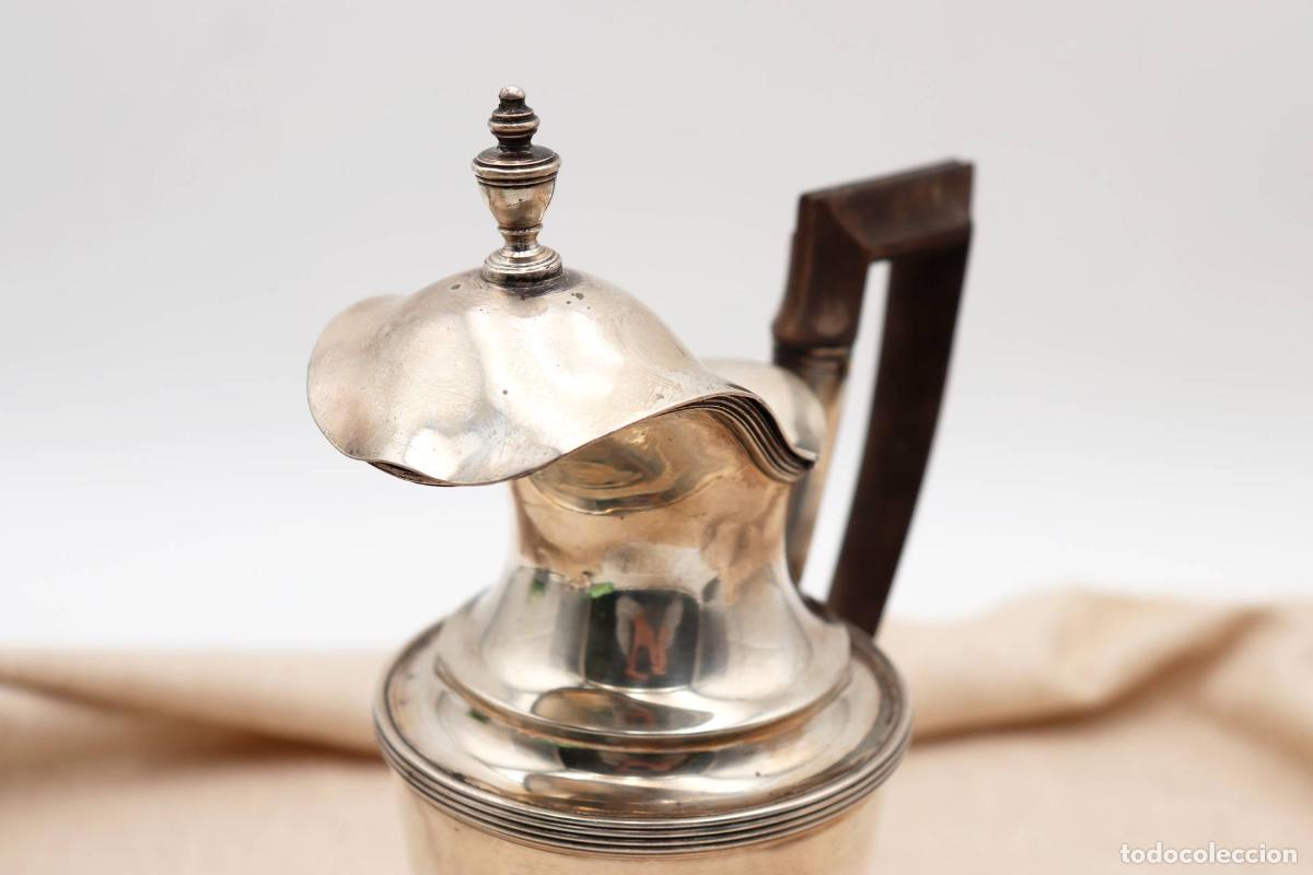 Antig&uuml;edades: jarra de leche de plata - Foto 3