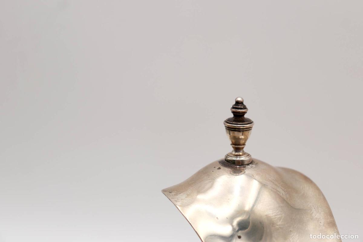 Antig&uuml;edades: jarra de leche de plata - Foto 5
