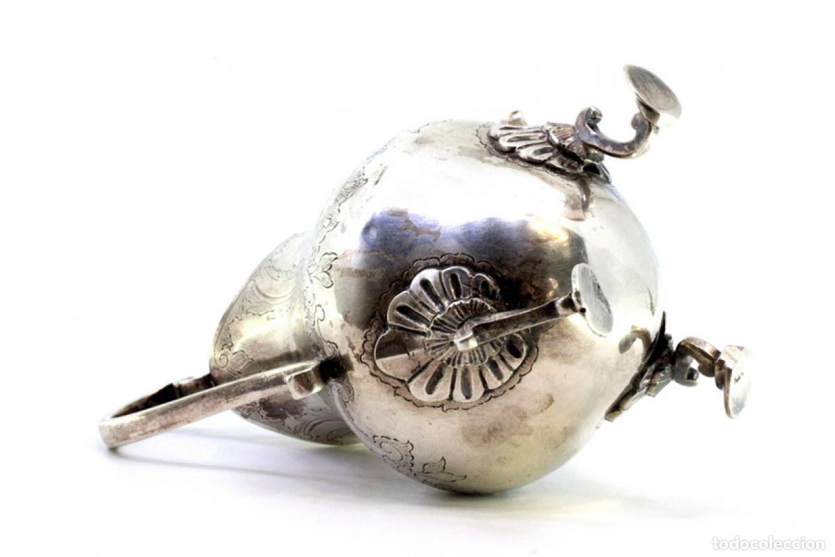 Antig&uuml;edades: jarra de leche de plata - Foto 7