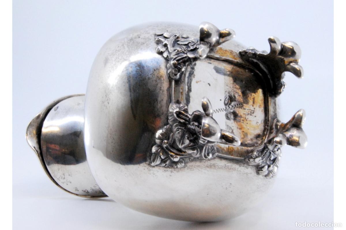 Antig&uuml;edades: jarra de leche de plata - Foto 2