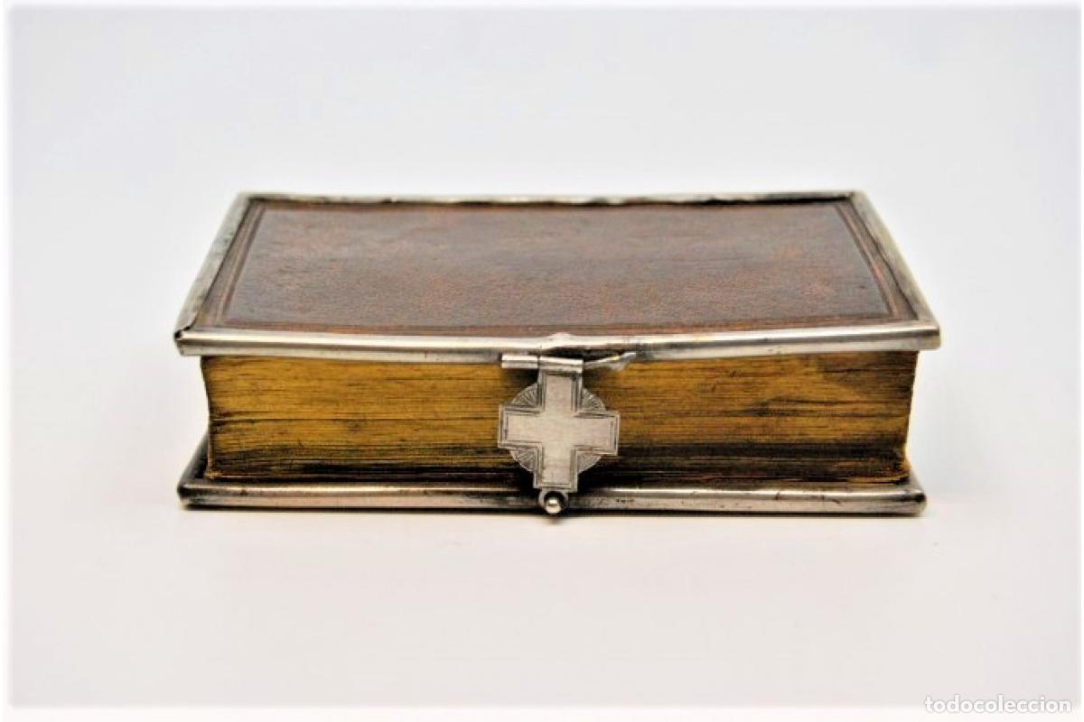 Antig&uuml;edades: Libro Paroissien Roman en plata. - Foto 5