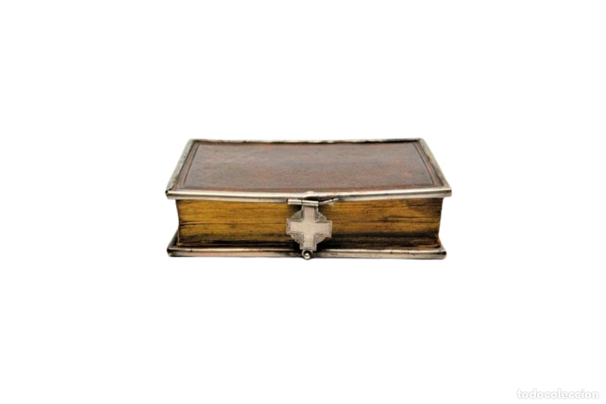 Antig&uuml;edades: Libro Paroissien Roman en plata. - Foto 1