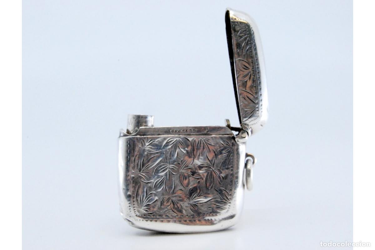 Antig&uuml;edades: Caja de cerillas de plata - Foto 7