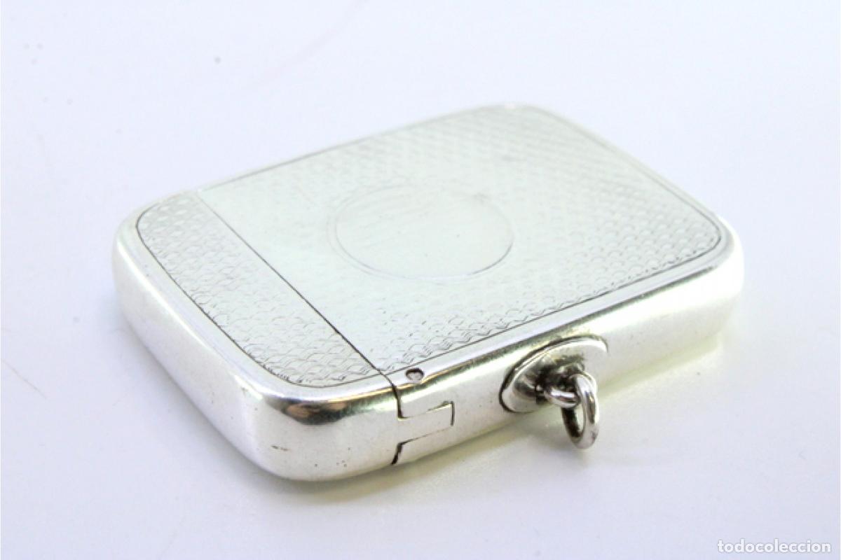 Antig&uuml;edades: Caja de cerillas de plata - Foto 5