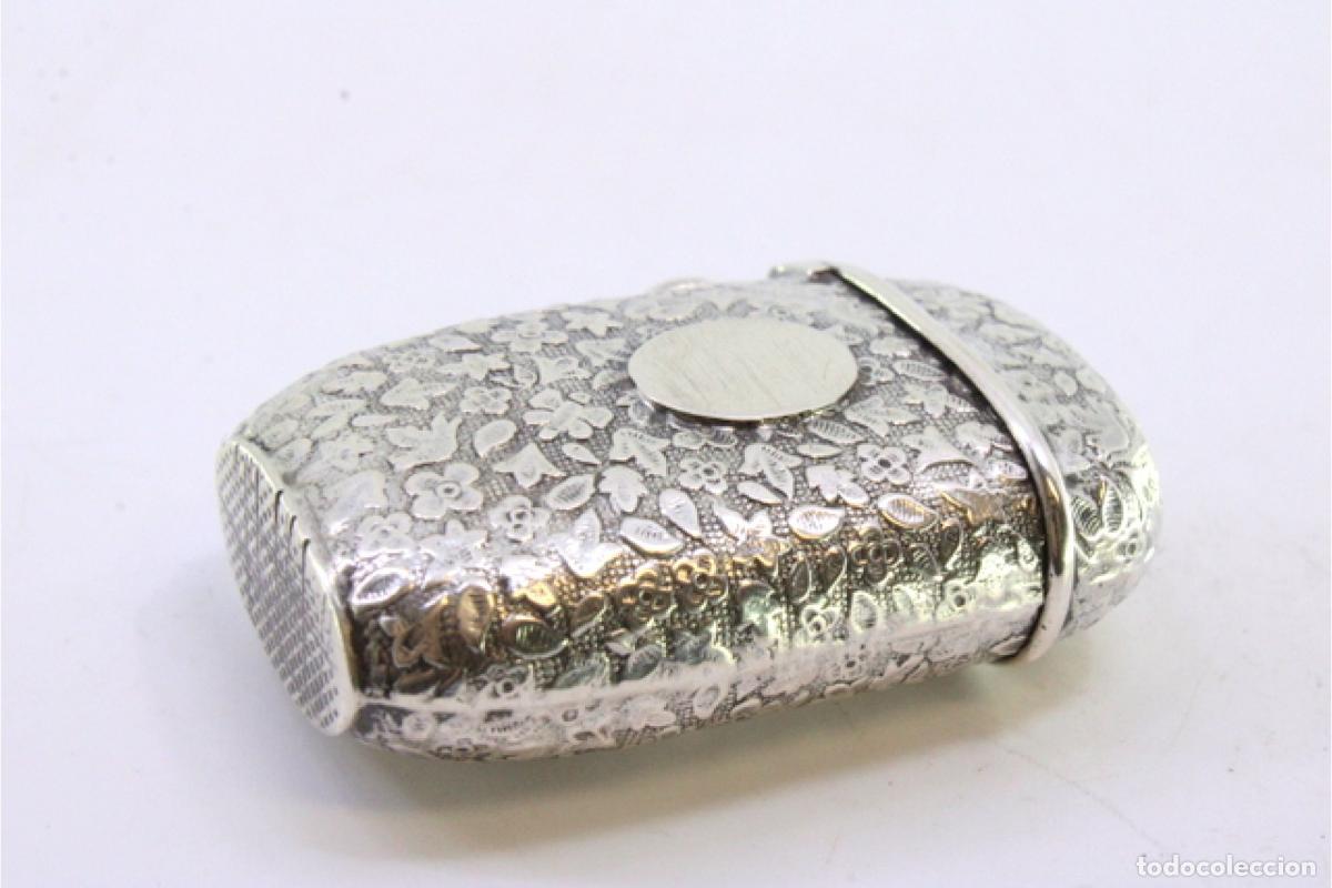 Antig&uuml;edades: Caja de cerillas de plata - Foto 3