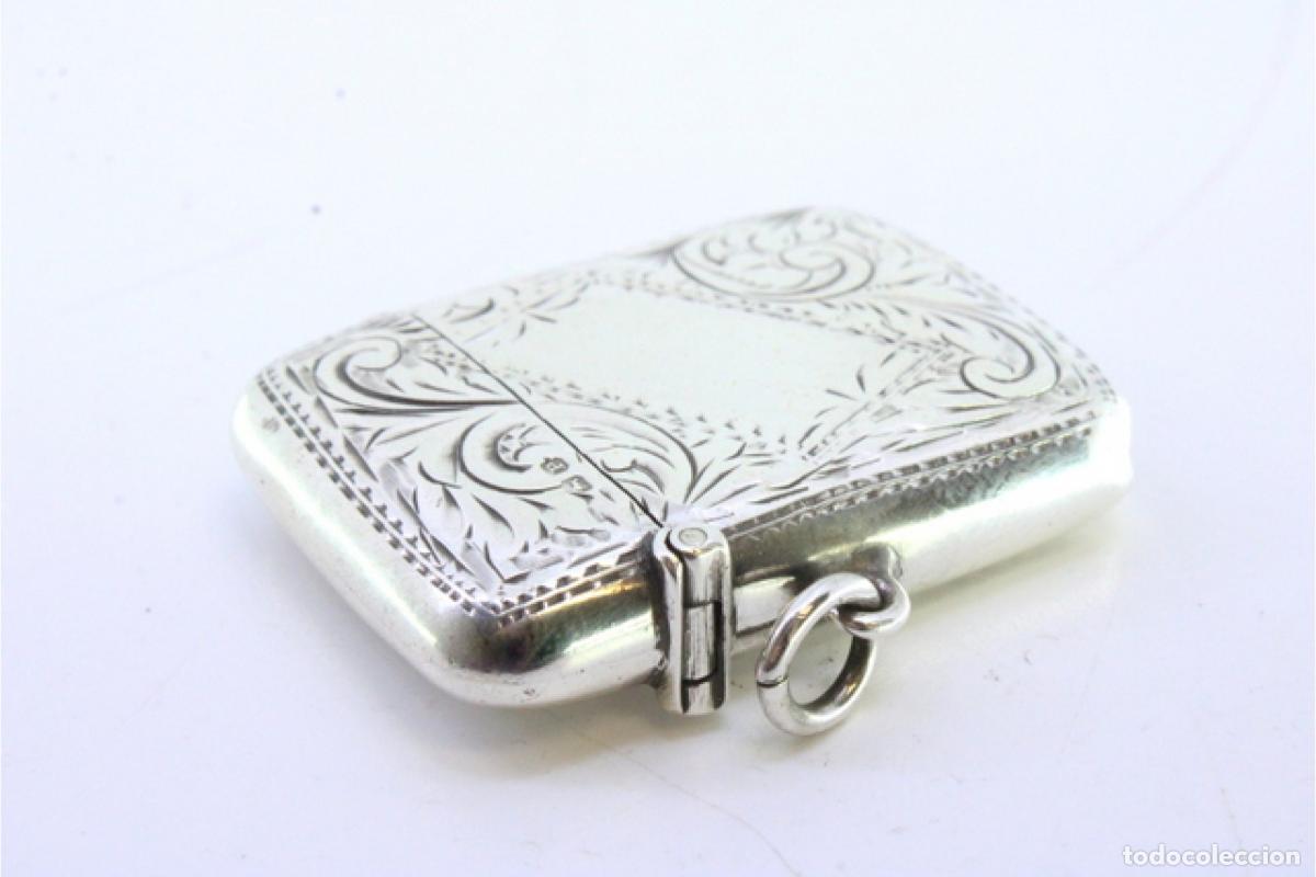 Antig&uuml;edades: Caja de cerillas de plata - Foto 5