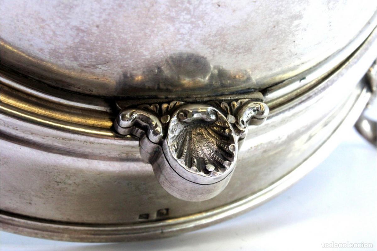 Antig&uuml;edades: mantequera de plata - Foto 3