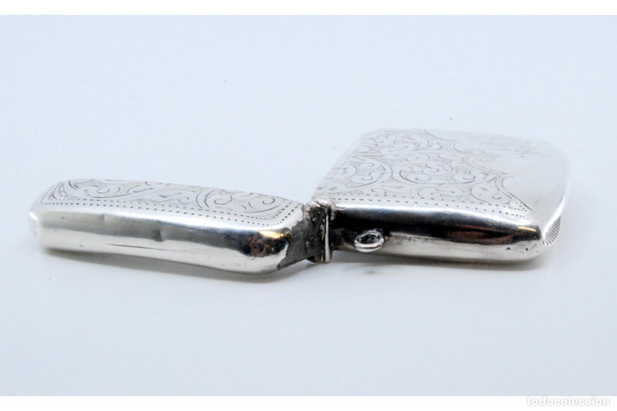 Antig&uuml;edades: Caja de cerillas de plata - Foto 2