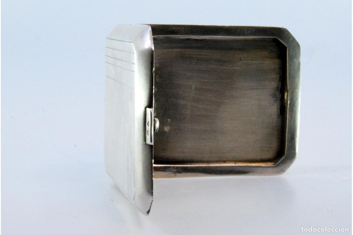 Antig&uuml;edades: Caja de cerillas de plata - Foto 2