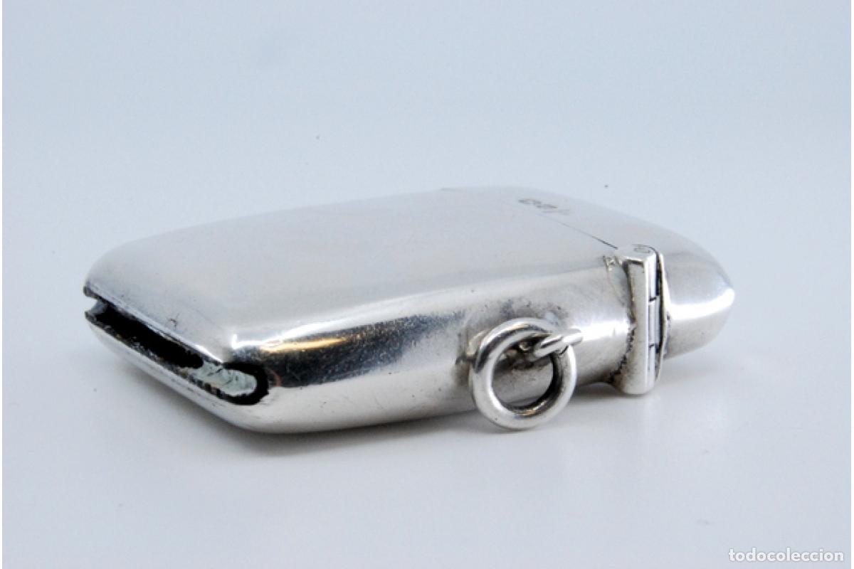 Antig&uuml;edades: Caja de cerillas de plata - Foto 3