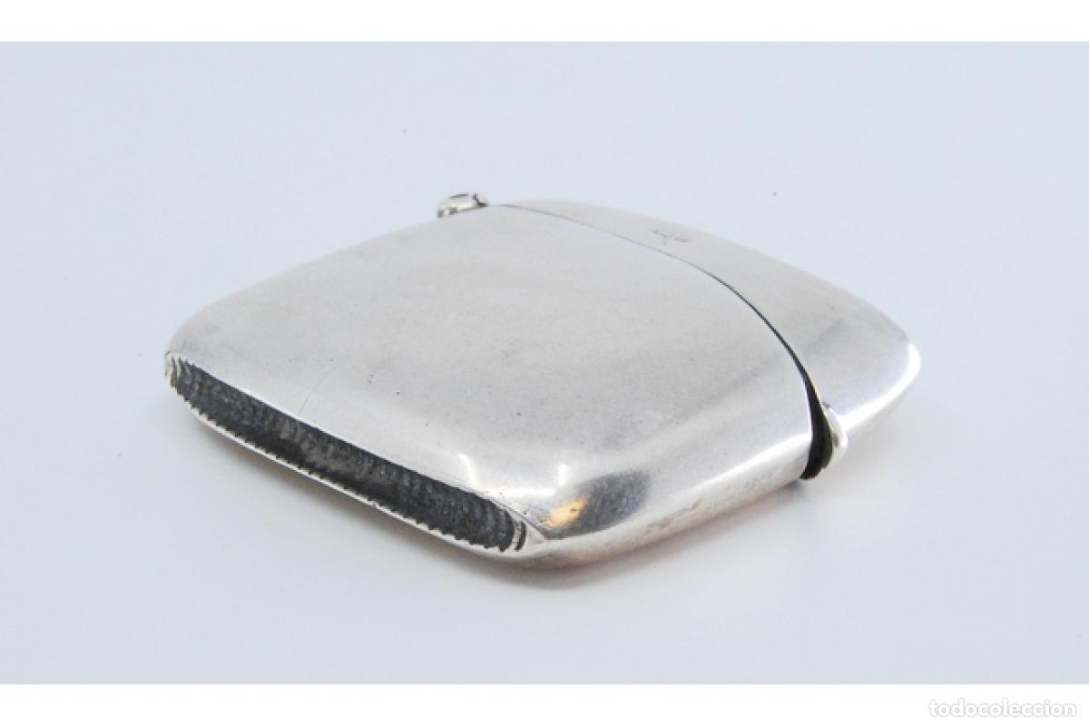 Antig&uuml;edades: Caja de cerillas de plata - Foto 3