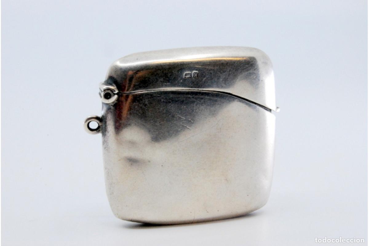 Antig&uuml;edades: Caja de cerillas de plata - Foto 4