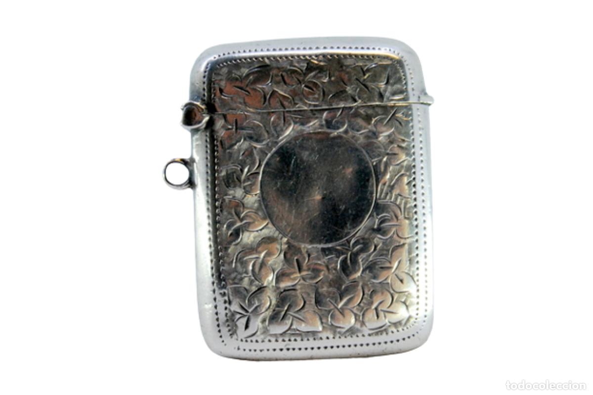 Antig&uuml;edades: Caja de cerillas de plata - Foto 1