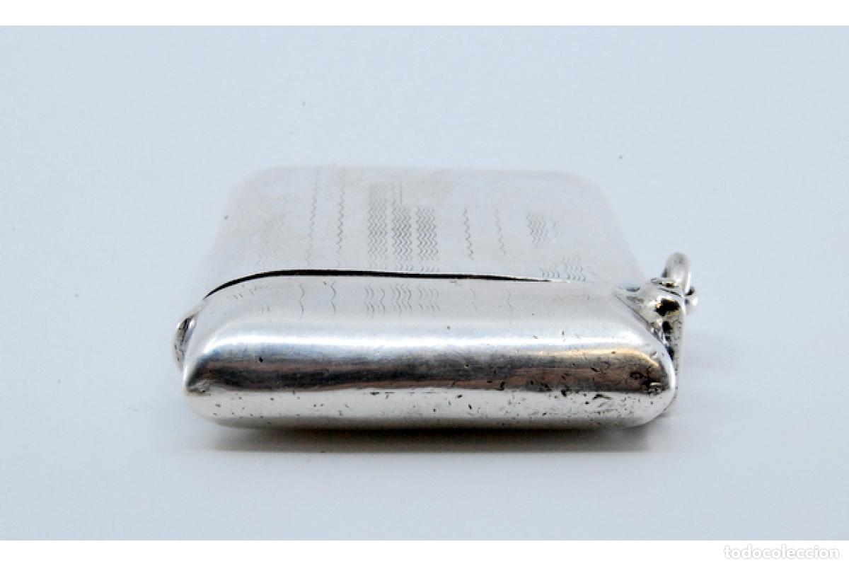 Antig&uuml;edades: Caja de cerillas de plata - Foto 3