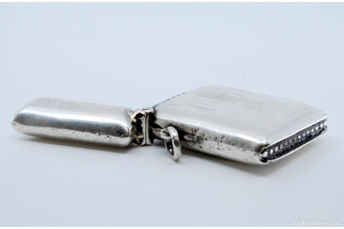 Antig&uuml;edades: Caja de cerillas de plata - Foto 4