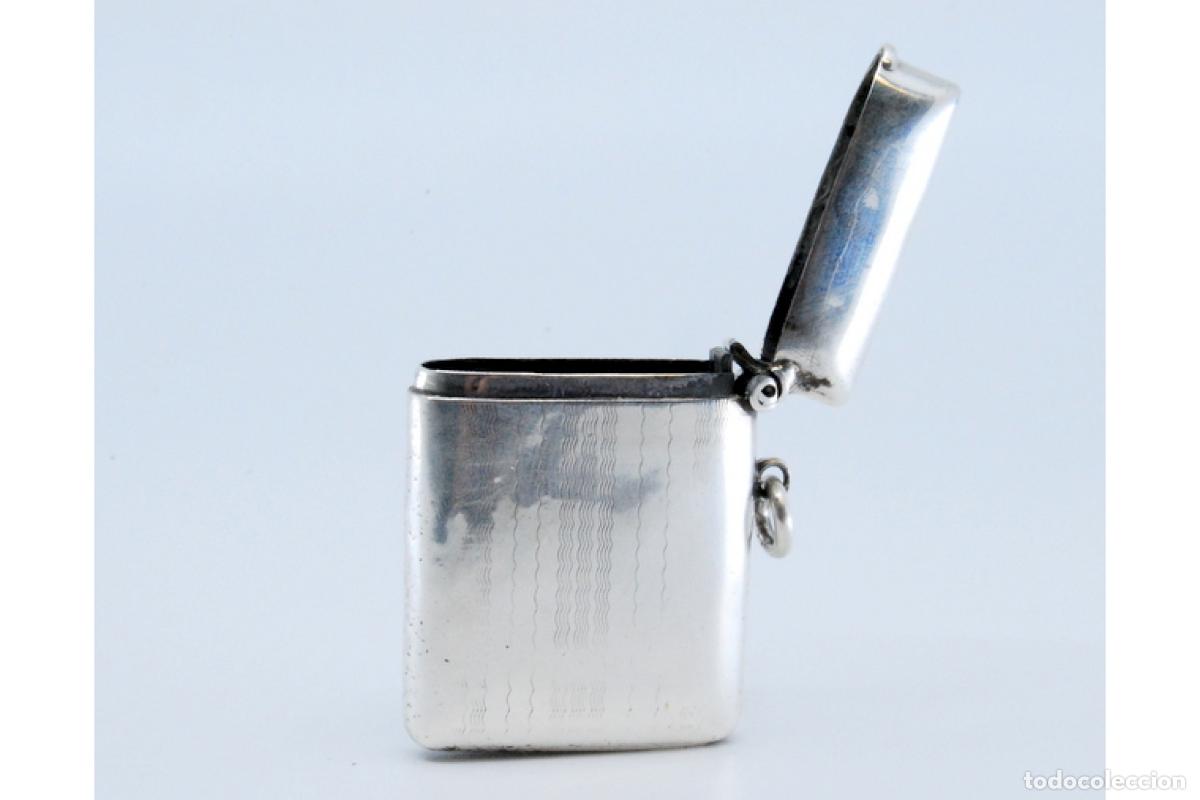 Antig&uuml;edades: Caja de cerillas de plata - Foto 8