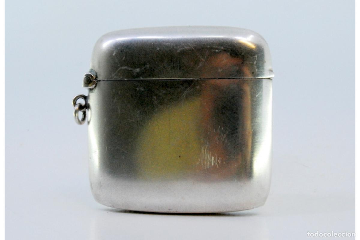 Antig&uuml;edades: Caja de cerillas de plata - Foto 3