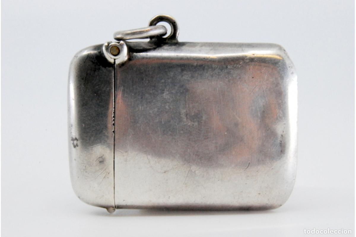 Antig&uuml;edades: Caja de cerillas de plata - Foto 6