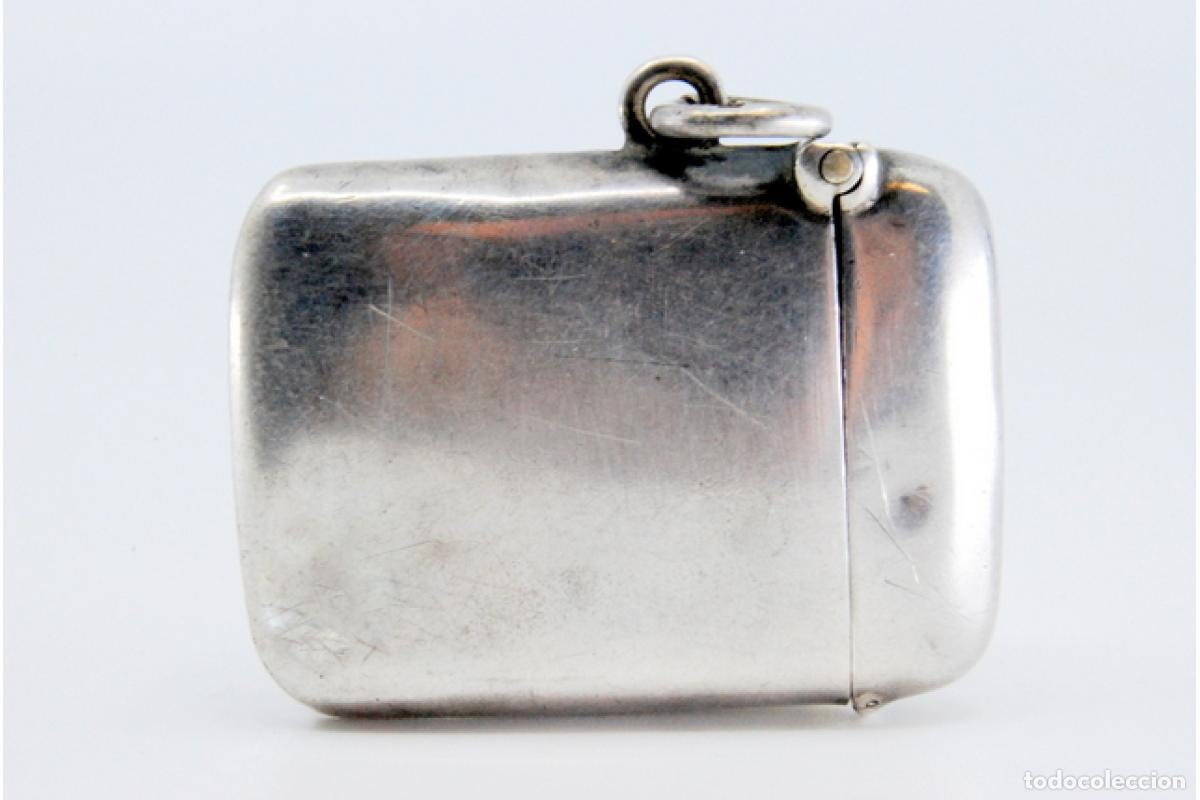 Antig&uuml;edades: Caja de cerillas de plata - Foto 7