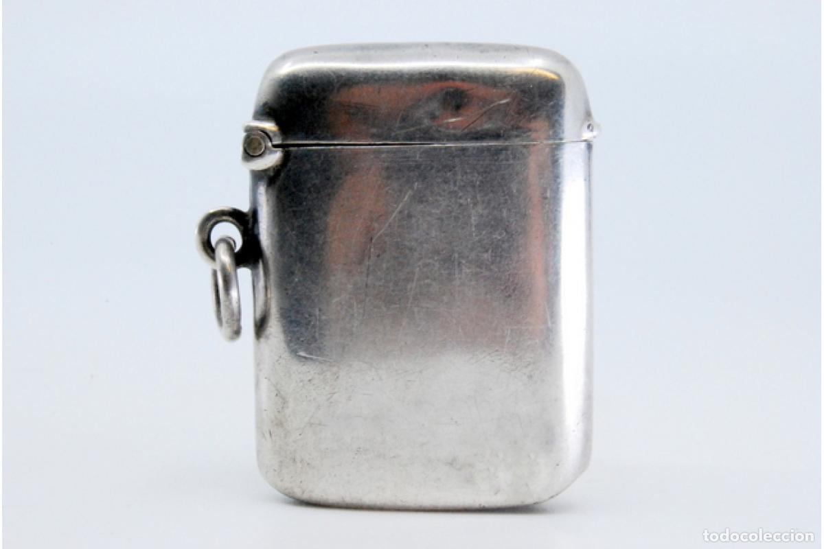 Antig&uuml;edades: Caja de cerillas de plata - Foto 8