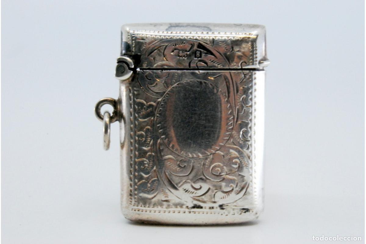 Antig&uuml;edades: Caja de cerillas de plata - Foto 10