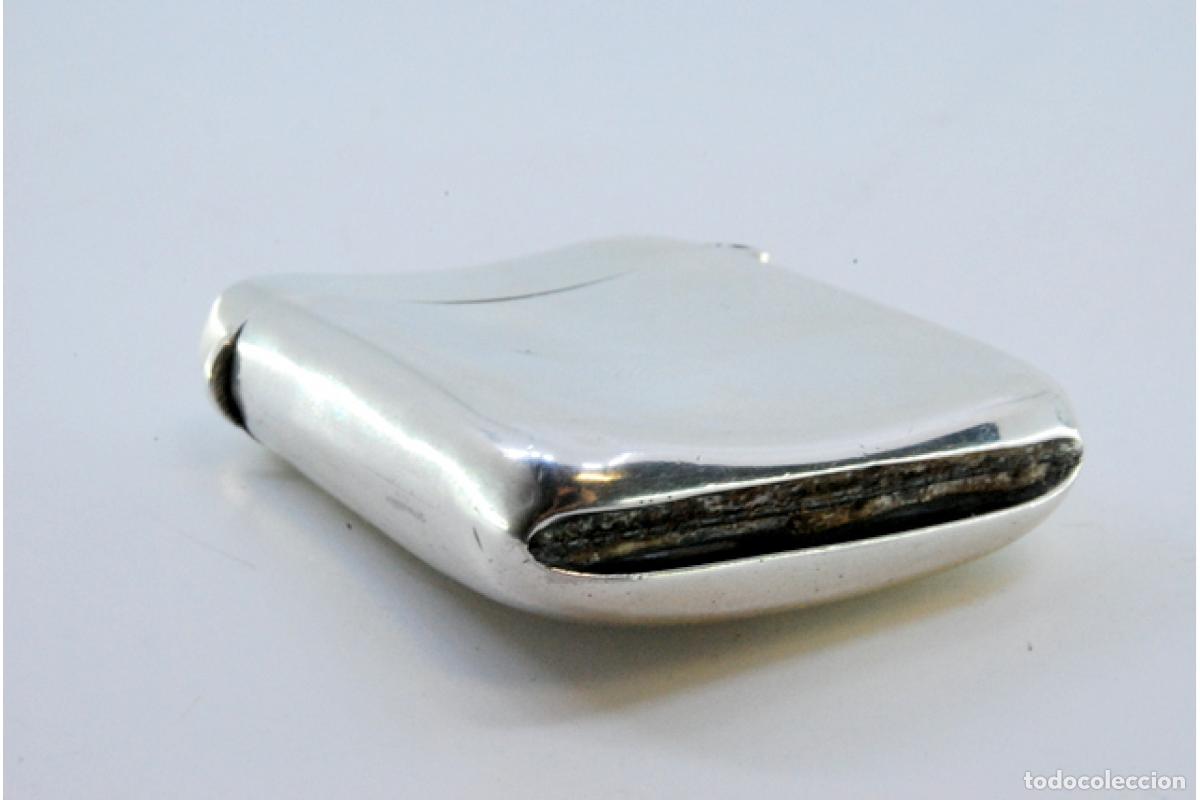 Antig&uuml;edades: Caja de cerillas de plata - Foto 4