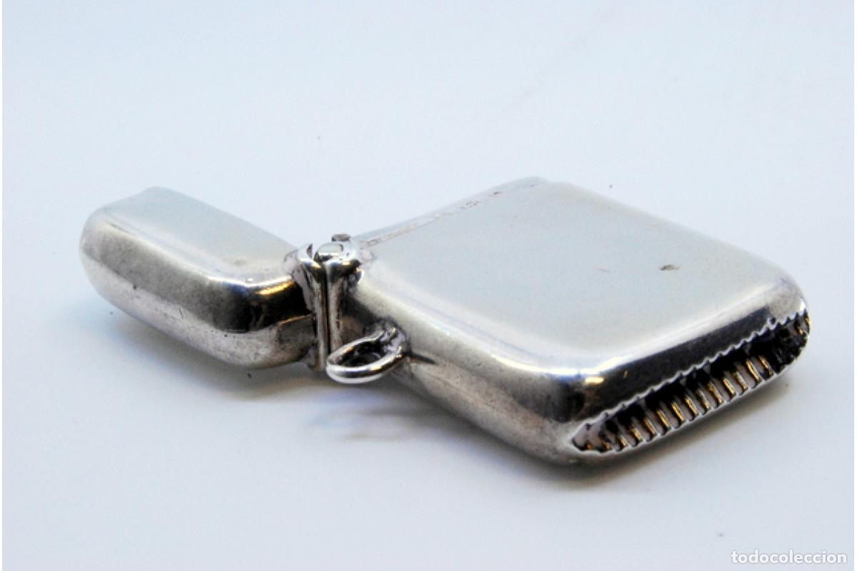 Antig&uuml;edades: Caja de cerillas de plata - Foto 2