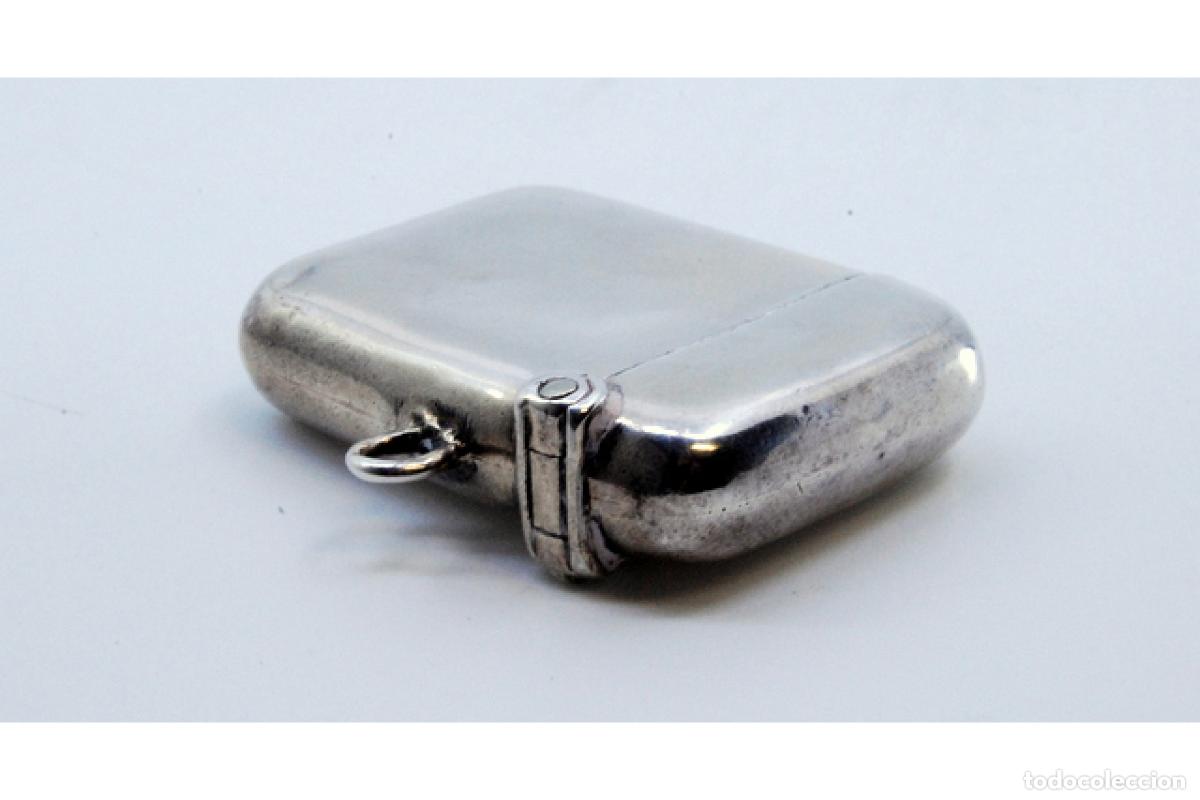Antig&uuml;edades: Caja de cerillas de plata - Foto 5