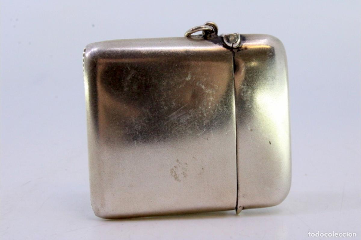 Antig&uuml;edades: Caja de cerillas de plata - Foto 3