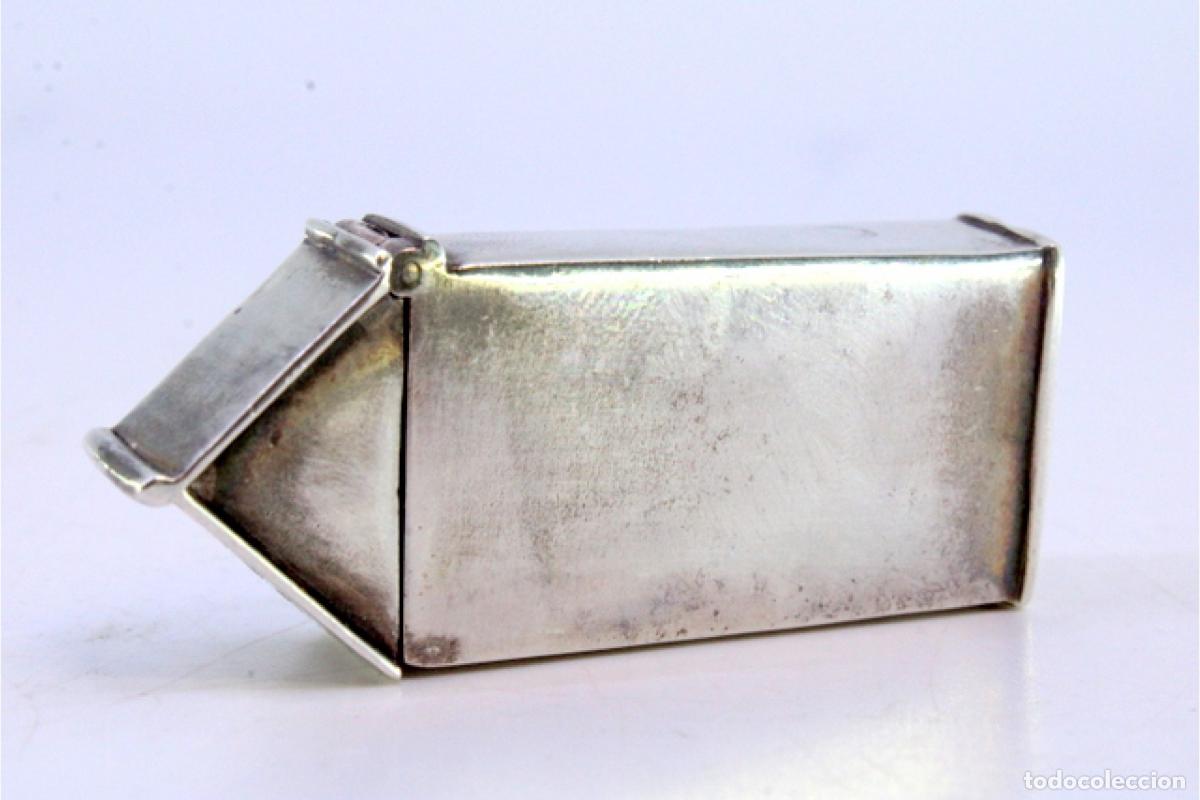 Antig&uuml;edades: Caja de cerillas de plata - Foto 5