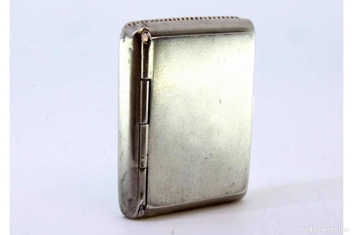 Antig&uuml;edades: Caja de cerillas de plata - Foto 4