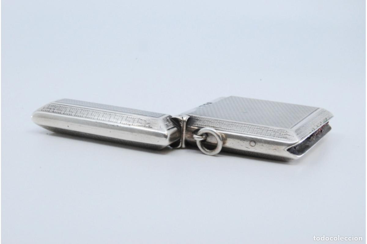 Antig&uuml;edades: Caja de cerillas de plata - Foto 5