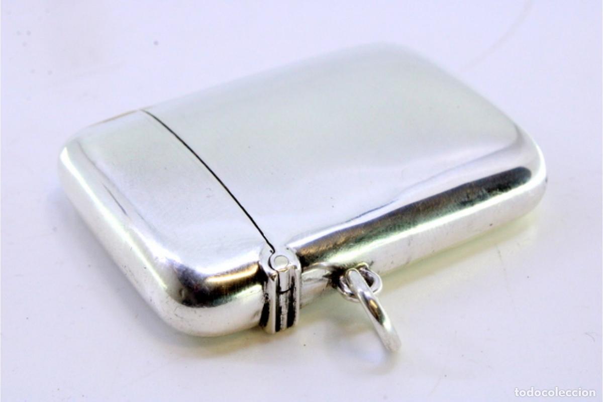 Antig&uuml;edades: Caja de cerillas de plata - Foto 6
