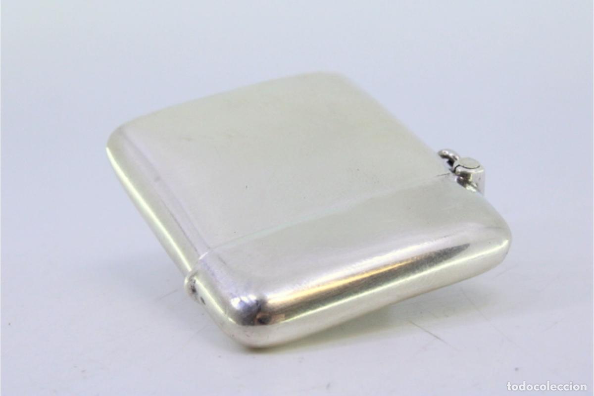 Antig&uuml;edades: Caja de cerillas de plata - Foto 3