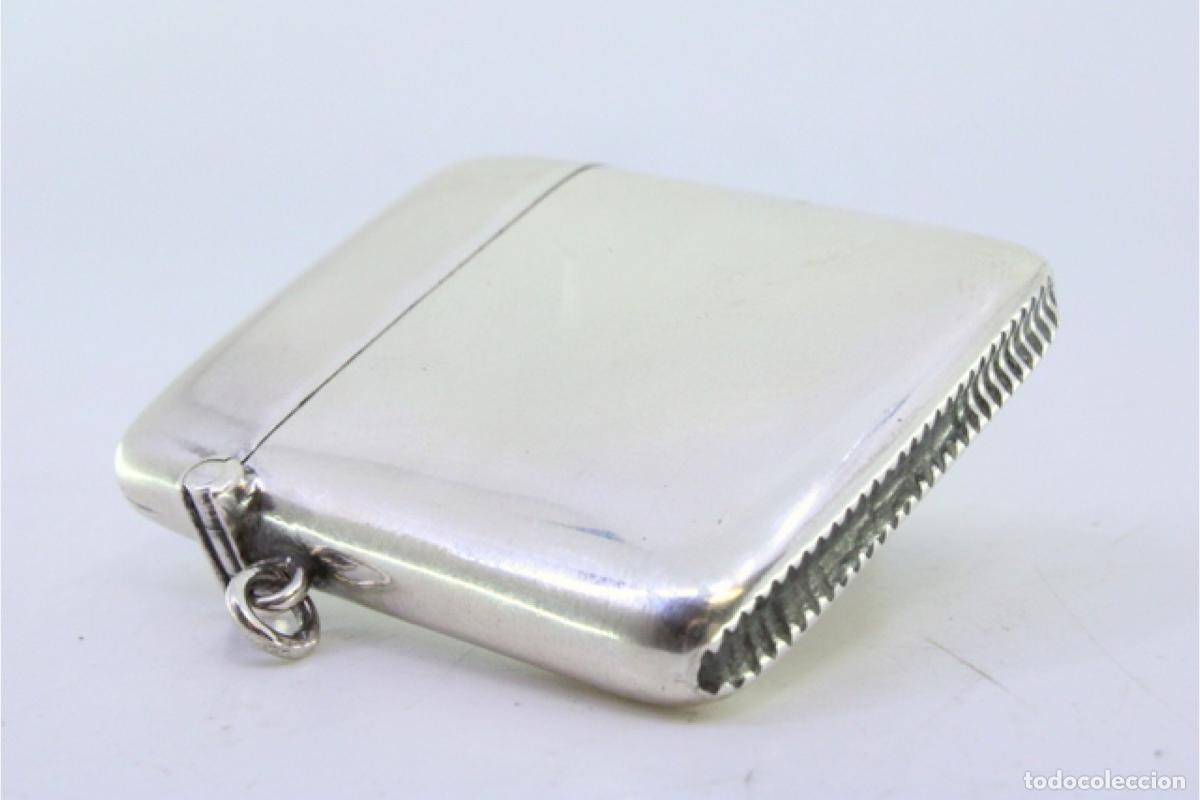 Antig&uuml;edades: Caja de cerillas de plata - Foto 7
