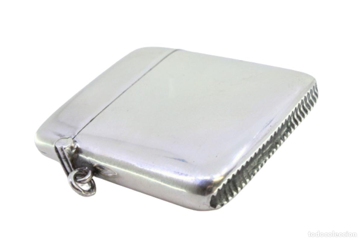 Antig&uuml;edades: Caja de cerillas de plata - Foto 1