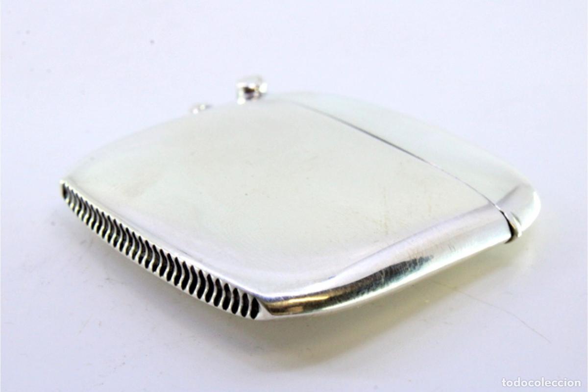 Antig&uuml;edades: Caja de cerillas de plata - Foto 2