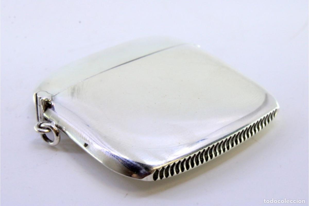 Antig&uuml;edades: Caja de cerillas de plata - Foto 3