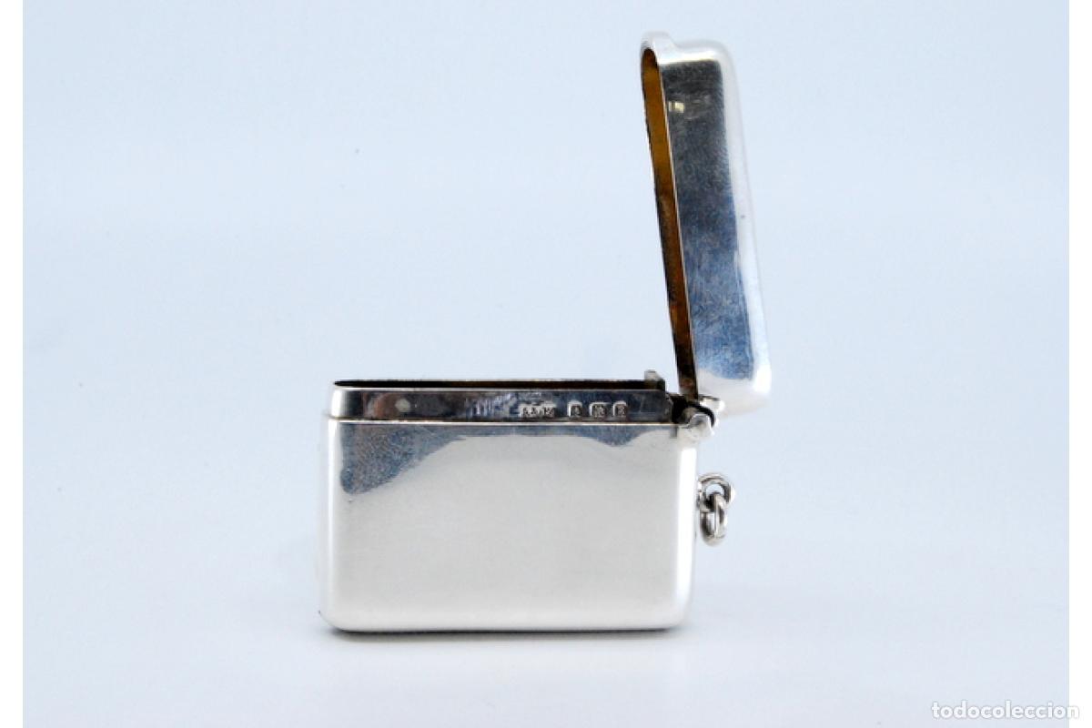 Antig&uuml;edades: Caja de cerillas de plata - Foto 5