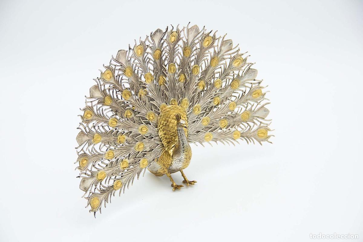 Antig&uuml;edades: Pavo real en plata - Foto 2